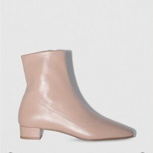 BY FAR ESTE BOOT TAUPE NAPPA LEATHER